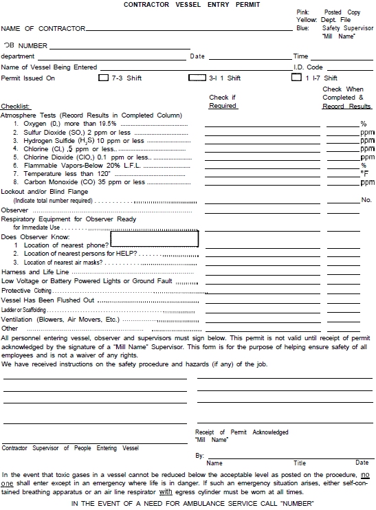 承办商船只进入许可证表格样本