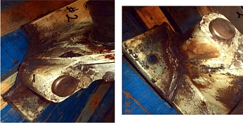 图3 -损坏轴承座的实例