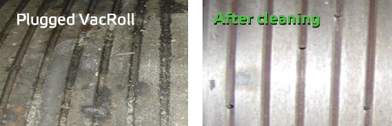 Valmet烘干机Vac卷边清洁器恢复效率。