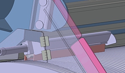 Valmet干燥机真空卷边清洗机使用压缩空气清洁孔和槽。
