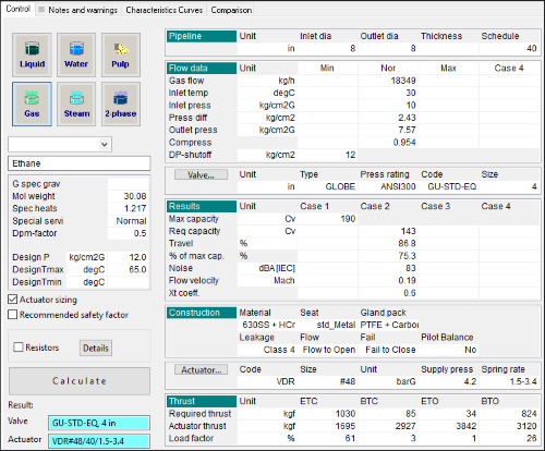 图1所示。乙烷进料控制中的截止阀。