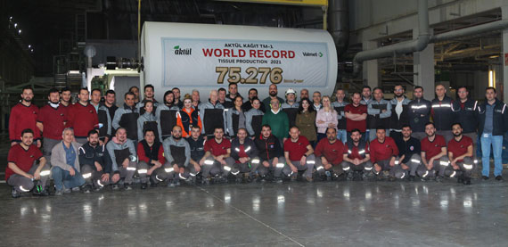 世界组织生产记录Aktul Kagit在土耳其