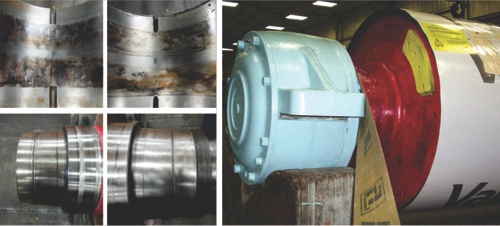 第二次按上辊，前(左4张图)，后(右图)