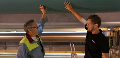 Kinnunen和Fridebring对Valmet压延辊盖CL感到满意