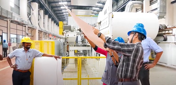 ITC Bhadrachalam BM1涂布板机在印度可持续包装