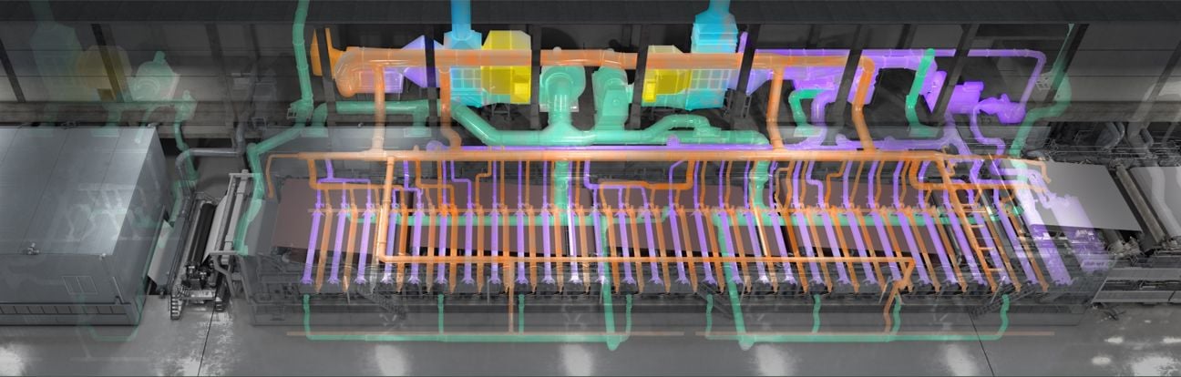瓦尔麦特公司的家人纸机通风过程和产品的下一个名字——OptiAir。