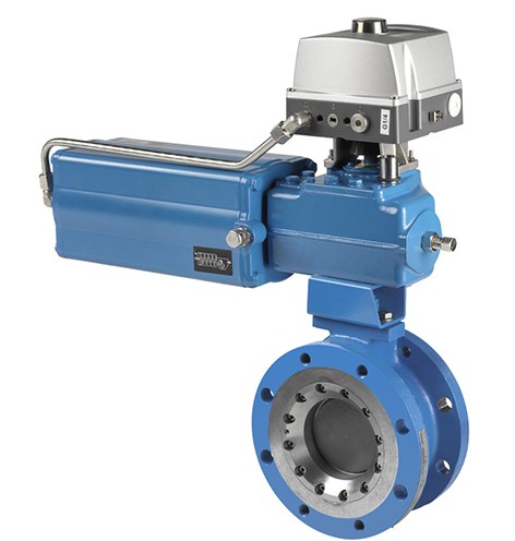 Neles Neldisc双法兰三偏心高性能阀瓣阀