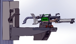 gunnermate自动端口摇杆减少烧伤。