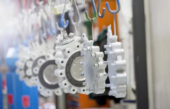 更安全的蝶阀生产在安全的环境中