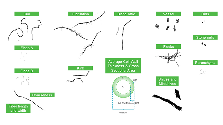 纤维分析仪测量不同的纤维性能