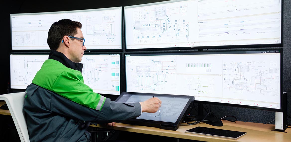 Valmet DNA UI  - 触摸控制