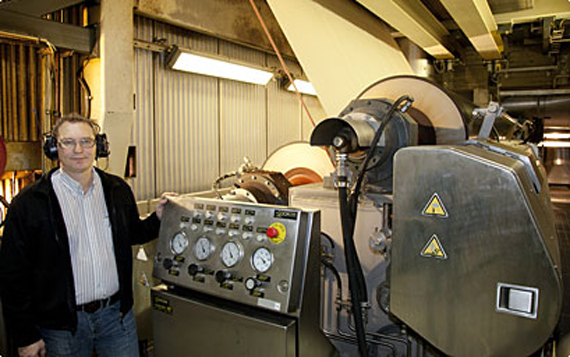 Mill Service Manager Harri Siitonen。