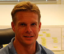 Daniel Peltonen, Holmen Paper Hallsta的技术经理。