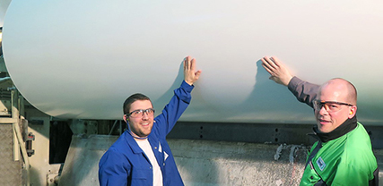 在sapi Alfeld使用iRoll减少了80%的缠绕断裂