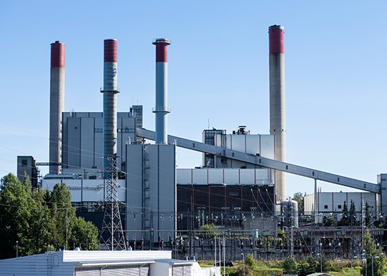 在万塔Martinlaakso电厂