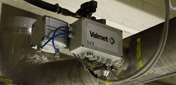 BillerudKorsnäs Pietarsaari中MAP Q的八个采样器之一