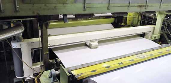 SC上绕线器前的Valmet IQ扫描仪 3。