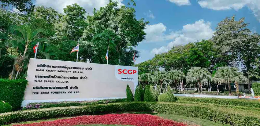 从湿压在暹罗卡夫制板厂可持续性