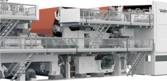 基于中心辊的冲压部分