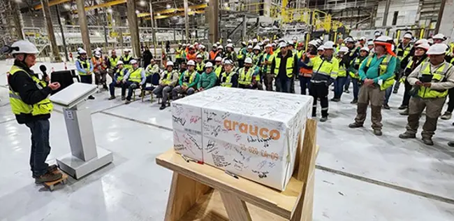 第一次包装生产Arauco MAPA项目在智利!