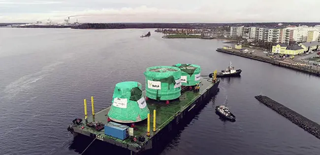 特殊运输的瓦尔麦特公司每年冬天bioprodcut凯米市都会Metsa纤维制造现场烹饪组件