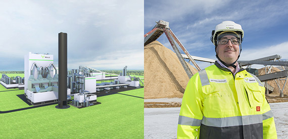 Metsä fiber的Kemi生物制品加工厂