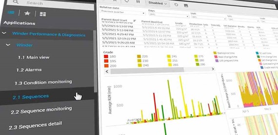 纸板和纸机的卷绕诊断